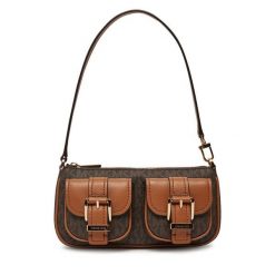 Torebka MICHAEL Michael Kors. Brązowe torebki klasyczne MICHAEL Michael Kors, bez wzorów, bez dodatków. Za 679.99 zł.