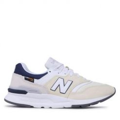 Buty do chodzenia damskie New Balance 997. Brązowe obuwie sportowe New Balance, z materiału, bez zapięcia, trekkingowe. Za 461.80 zł.