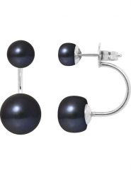 Pearline Srebrne kolczyki-wkrętki z perłami rozmiar: onesize. Niebieskie kolczyki Pearline, z perłą, srebrne. Za 210.32 zł.