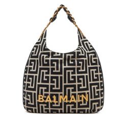 Torebka Balmain. Czarne shopper Balmain, bez wzorów, bez dodatków. Za 7,309.00 zł.
