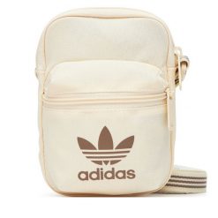 Saszetka adidas. Brązowe torby na ramię Adidas, bez wzorów, młodzieżowe, bez dodatków. Za 109.99 zł.