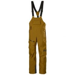 Damskie spodnie narciarskie na szelkach Helly Hansen Powderqueen. Brązowe spodnie narciarskie Helly Hansen, bez wzorów, narciarskie. Za 1,338.00 zł.