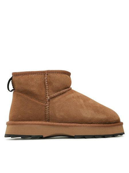 EMU Australia Śniegowce Sharky Micro W12548 Brązowy. Brązowe trapery i śniegowce EMU Australia, ze skóry. Za 699.99 zł.