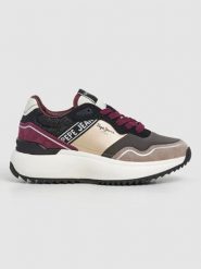 Pepe Jeans FOOTWEAR Sneakersy "Kimi City" w kolorze złoto-fioletowo-granatowym rozmiar: 41. Niebieskie trampki Pepe Jeans FOOTWEAR, bez wzorów, z jeansu, bez zapięcia. Za 217.99 zł.