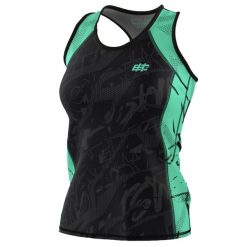 Koszulka sportowa damska bez rękawów Tank top EXTREME HOBBY NEO. Zielone koszulki sportowe EXTREME HOBBY, bez wzorów, z elastanu, bez ramiączek, na fitness i siłownię. Za 149.00 zł.