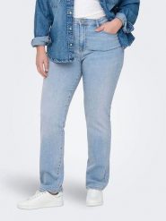 ONLY Carmakoma Dżinsy - Regular fit - w kolorze błękitnym rozmiar: 46/L32. Niebieskie jeansy Only Carmakoma, l, z aplikacjami, z podwyższonym stanem. Za 83.62 zł.