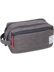 Troika Kosmetyczka w kolorze szarym - 32 x 4,5 x 15 cm rozmiar: onesize. Szare kufry i kosmetyczki Troika, bez wzorów, z materiału, bez dodatków. Za 69.99 zł.