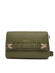 Guess Torebka Gregoria HWBG85 46200 Zielony. Zielone listonoszki Guess, z aplikacjami, ze skóry, bez dodatków. Za 589.99 zł.
