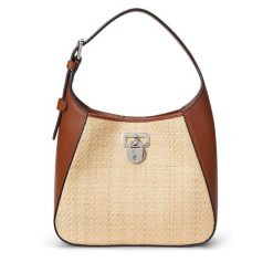 Torebka LAUREN RALPH LAUREN. Brązowe torebki klasyczne Lauren Ralph Lauren, bez wzorów, bez dodatków. Za 769.99 zł.