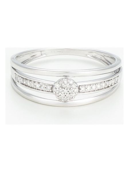 DIAMANTA Złoty pierścionek z diamentami rozmiar: 48. Szare pierścionki DIAMANTA, z diamentem, złote. Za 1,348.99 zł.