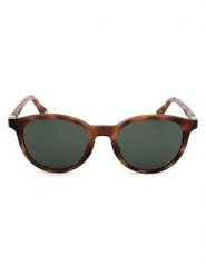 Guess Okulary przeciwsłoneczne unisex w kolorze brązowo-ciemnozielonym rozmiar: 51. Brązowe okulary przeciwsłoneczne Guess, z aplikacjami, z tworzywa sztucznego. Za 227.85 zł.