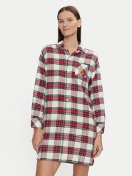 LAUREN RALPH LAUREN Koszula nocna ILN32374 Beżowy. Brązowe koszule nocne Lauren Ralph Lauren, xs, bez wzorów, z bawełny, bez ramiączek. Za 269.99 zł.