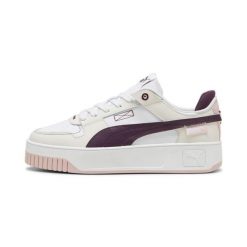 Sneakersy damskie Puma Carina Street VTG. Białe obuwie sportowe Puma, ze skóry, bez zapięcia. W wyprzedaży za 279.55 zł.