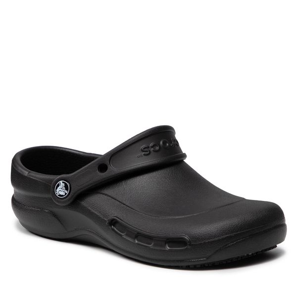 Klapki Crocs. Czarne klapki Crocs, bez wzorów, bez obcasa. Za 180.99 zł.