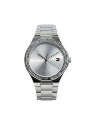 Tommy Hilfiger Zegarek Juliette 1782641 Srebrny. Szare, analogowe zegarki TOMMY HILFIGER, srebrne. Za 619.99 zł.