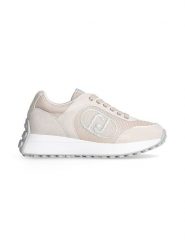 Liu Jo Skórzane sneakersy w kolorze beżowym rozmiar: 40. Brązowe trampki Liu Jo, bez wzorów, z materiału, bez zapięcia. Za 373.45 zł.