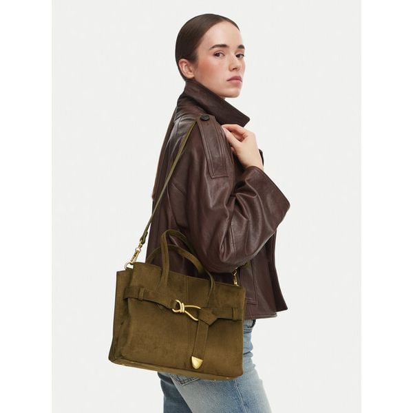 Torebka Steve Madden. Brązowe torebki klasyczne Steve Madden, bez wzorów, bez dodatków. Za 639.99 zł.