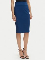 Rinascimento Spódnica ołówkowa CFC0128651003 Niebieski Slim Fit. Niebieskie spódnice Rinascimento, m, bez wzorów, z syntetyku, ołówkowe. Za 349.99 zł.