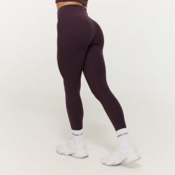 Legginsy damskie fitness z wysokim stanem Berrywood BEAT. Czerwone legginsy GYMBEAM, l, bez wzorów, z elastanu, z podwyższonym stanem. Za 112.90 zł.