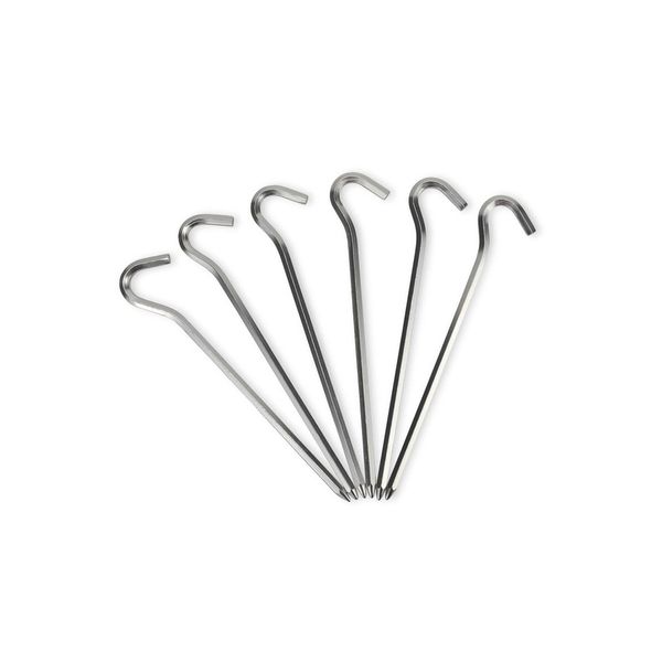 Szpilki do namiotu Rockland Haxagon 6 pcs. Szare szpilki ROCKLAND, bez wzorów, sportowe, bez obcasa, na szpilce, bez zapięcia. Za 41.99 zł.