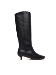 Balagan Loafersy Stockholm Czarny. Czarne kozaki BALAGAN, ze skóry, bez obcasa, na szpilce, bez zapięcia. Za 1,099.00 zł.