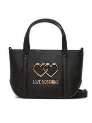 LOVE MOSCHINO Torebka JC4074PP1LL1000A Czarny. Czarne torebki klasyczne Love Moschino, bez wzorów, ze skóry, bez dodatków. Za 829.99 zł.