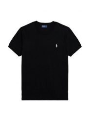Polo Ralph Lauren T-Shirt 211971872005 Czarny Slim Fit. Czarne koszulki polo Polo Ralph Lauren, s, bez wzorów, z bawełny, bez kołnierzyka, bez ramiączek. Za 769.99 zł.