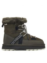 EMU Australia Śniegowce Blurred W12641 Khaki. Brązowe trapery i śniegowce EMU Australia, ze skóry. Za 889.99 zł.