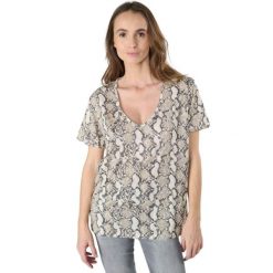 Koszulka damska Le Temps des cerises Argent. Szare koszulki sportowe Le Temps Des Cerises, bez wzorów, bez ramiączek. W wyprzedaży za 157.00 zł.