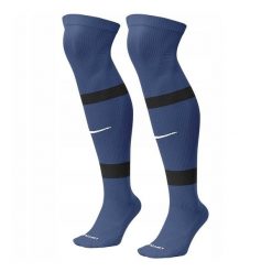 Skarpety Piłkarskie Dla Dorosłych Unisex MatchFit. Niebieskie skarpety Nike, bez wzorów. Za 82.99 zł.