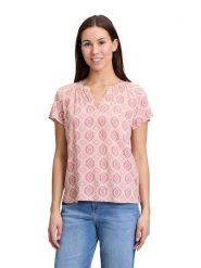 CARTOON Bluzka w kolorze jasnoróżowym rozmiar: 46. Różowe bluzki Cartoon, bez wzorów, z wiskozy, bez kołnierzyka, bez ramiączek. Za 104.99 zł.