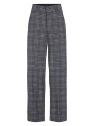 Herrlicher Spodnie w kolorze antracytowym rozmiar: W28. Czarne spodnie materiałowe Herrlicher, bez wzorów, z materiału, z podwyższonym stanem. Za 243.64 zł.