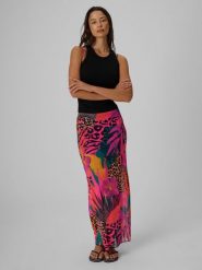4F Spódnica maxi damska - multikolor L. Spódnice 4f, na imprezę, na lato, l, bez wzorów, z dzianiny, sportowe, maxi, dopasowane. Za 99.99 zł.