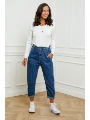 Soft Cashmere Sweter w kolorze białym rozmiar: 38/40. Białe swetry Soft Cashmere, bez wzorów, z kaszmiru, bez ramiączek. Za 127.45 zł.