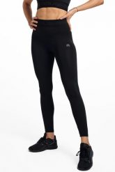 Legginsy fitness damskie Rough Radical Chic. Czarne legginsy ROUGH RADICAL, m, bez wzorów, z dzianiny, z podwyższonym stanem. Za 119.92 zł.