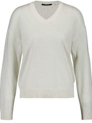 TAIFUN Sweter w kolorze kremowym rozmiar: 38. Brązowe swetry Taifun, bez wzorów, bez ramiączek. Za 189.29 zł.