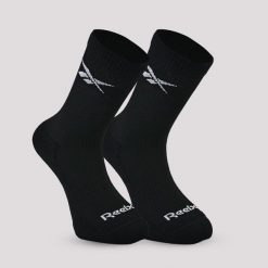 Skarpetki fitness Reebok wysokie 3 pary. Skarpety Reebok, bez wzorów, z bawełny. Za 28.99 zł.
