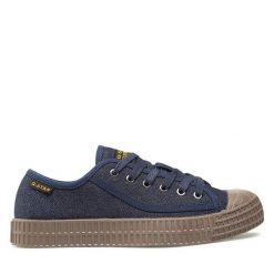 Trampki G-Star Raw. Niebieskie trampki G-Star Raw, bez wzorów, bez zapięcia. Za 259.99 zł.