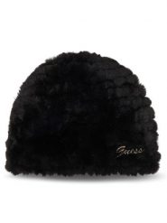 Guess Czapka W4BZ40 WGU30 Czarny. Czarne czapki Guess, z aplikacjami, z poliesteru. Za 214.99 zł.