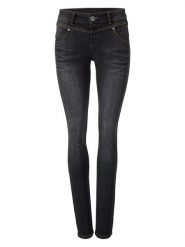Heine Dżinsy - Skinny fit - w kolorze czarnym rozmiar: 19. Czarne jeansy Heine, bez wzorów. Za 165.99 zł.