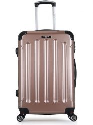 BlueStar Walizka "Tunis" w kolorze różowozłotym - 47 x 75 x 29 cm rozmiar: onesize. Różowe walizki BlueStar, bez wzorów. Za 295.99 zł.