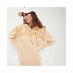 ELLESSE BLUZA DAMSKA Z KAPTUREM SPORTOWA KOLOR POMARAŃCZOWY. Brązowe bluzy Ellesse, l, bez wzorów, z bawełny, z kapturem. Za 119.00 zł.