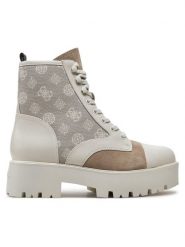 Guess Botki Vaina2 FLTSL2 ELE10 Écru. Botki Guess, z aplikacjami, ze skóry, bez obcasa, na płaskiej podeszwie, bez zapięcia. Za 669.99 zł.