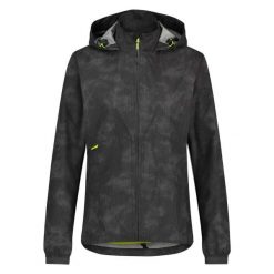 Damska kurtka wodoodporna Agu Compact Commuter Reflection. Czarne kurtki sportowe AGU, bez wzorów, bez kaptura, rowerowe. Za 923.00 zł.