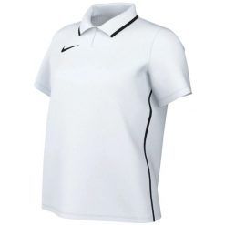 Koszulka damska Nike Dri-Fit Park 26 Polo. Białe koszulki polo Nike, bez wzorów, z poliesteru, bez ramiączek, dri-fit (nike). Za 89.99 zł.