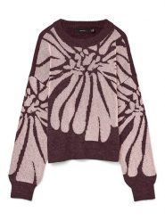 Vero Moda Sweter w kolorze bordowym rozmiar: M. Czerwone swetry Vero Moda, m, bez wzorów, bez ramiączek. Za 118.56 zł.