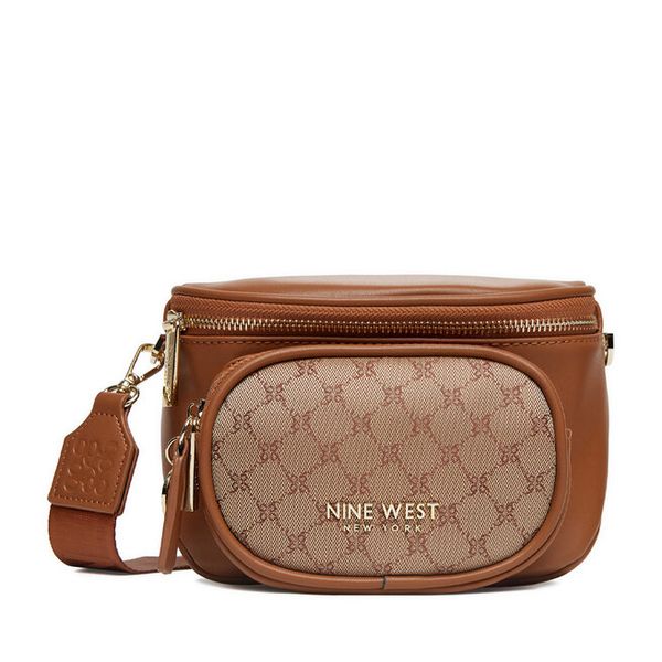 Torebka Nine West. Brązowe listonoszki Nine West, bez wzorów, bez dodatków. Za 199.99 zł.
