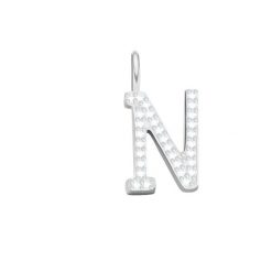 Literka N z cyrkoniami posrebrzana. Bransoletki Lilou, z cyrkonią, posrebrzane. Za 149.00 zł.