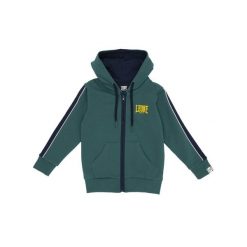 Bluza miękka z kaptur na co dzień na siłownię. Zielone bluzy LEONE 1947 APPAREL, bez wzorów, z bawełny, bez kaptura. W wyprzedaży za 112.15 zł.
