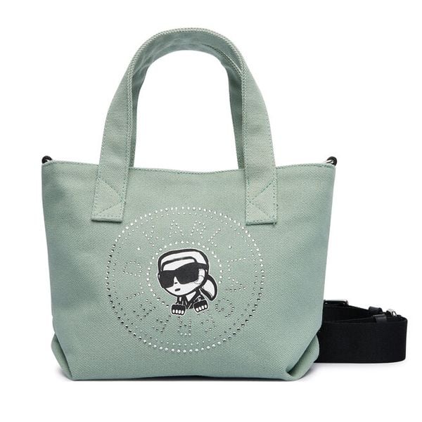 Torebka KARL LAGERFELD. Zielone torebki klasyczne KARL LAGERFELD, bez wzorów, bez dodatków. Za 232.99 zł.